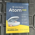 Audien Atom One Otc Hearing Aids Wireless, Rechargeable, Beige SEALED-B2. Fixed Price $28.99.