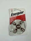 Energizer Batteries AZ312DPA 4 Pack Hearing Aid Button Battery. Fixed Price $7.95.