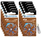Premium Size 312 Hearing Aid (60 Batteries) + Battery Holder. Fixed Price $16.49.