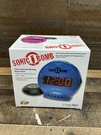 Sonic Alert SBB500SS Bomb Extra-loud Vibrating Dual Alarm Clock Black. Fixed Price $25.99.