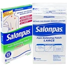 Pack Salonpas Pain Relieving Patch, Large 5.67" X 3.62", Patches (24 Total). Fixed Price $27.67.