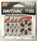 Hearing Aid Zinc Air Batteries Rayovac Pack Exp 11/28 312CR-24 Rovus 1.45. Fixed Price $10.97.
