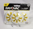 24 Pack Rayovac Hearing Aid Batteries Size 10 New!. Fixed Price $11.99.