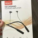Cesliff Neckband Hearing Amplifier JH-TW40 Black With Mini & Middle Tips. Fixed Price $27.50.