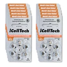 Icelltech Size 312 Zinc Air 1.45V Hearing Aid Batteries (60 Count). Fixed Price $15.67.