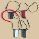 *lot Of 4* Oticon Amigo Arc Hearing Aid Transmitter Receiver Red, Black, Silver. Fixed Price $40.00.