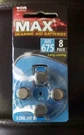 Cvs Max Hearing Aid Batteries Size 675 Exp 12/2027 *8 Battery Per Order. Fixed Price $8.99.