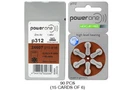 90-PACK Size P312 Powerone Hearing Aid Batteries. Fixed Price $108.99.