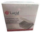 Lucid Hearing Aid Uv Dryer Dehumidifier White 30 Mins Sterilization New. Fixed Price $29.99.