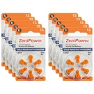 Zenipower Hearing Aid Size: 13 (60 Batteries). Fixed Price $25.36.