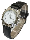 Blekon Collections Quartz Women Classic Talking Audio Black Leather Strap Watch. Fixed Price $35.99.
