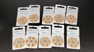 10 Packs (60 Batteries) German Powerone Size 312 Hearing Aid Exp 3/2026. Fixed Price $7.75.
