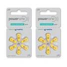Power One Size 10 Mercury Free Zinc Air Hearing Aid (12 Batteries). Fixed Price $13.00.