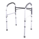 Carex Bathroom Safety Rail Stand Alone Height Adjustable Toilet Support 300 Lb. Fixed Price $75.99.