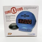 Sonic Alert Black Bomb Alarm Clock Bed Shaker Vibrating Heavy Sleepers. Fixed Price $29.95.