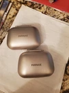 2- Phonak Cases Combi Hearing Aid Chargers Silver/green Rechargeable Usb. Fixed Price $30.50.