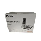 Widex Phone-dex 2 W570A Cordless Telephone Dect 6.0 Silver/black Sos. Fixed Price $40.00.