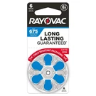 Rayovac 675CR-6ROVUS Hearing Aid BATT,1.4V DC,625 Mah CAP,PK6 819YK2. Fixed Price $33.98.