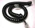 2-PACK Geemarc Phone Handset Cord Amplified Big-button AMPLI550 Curly Black 9FT. Fixed Price $8.99.