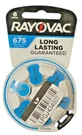 Pack Rayovac Size 675 Hearing Aid Batteries. Fixed Price $10.20.