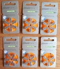 New Lot Of 6 Power-one Mercury-free Hearing Aid Battery Blister-packs Size P13. Fixed Price $6.99.