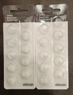 Packs New Oticon Minifit ( Bass 6MM Double Vent ) Domes 20 Total/ Usa Shipper. Fixed Price $9.99.