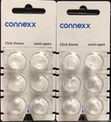 2 Packs Siemens Signia Rexton Miracle Ear Semi-open Click Domes. 6 Domes/pack. Fixed Price $17.99.