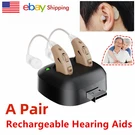 Rechargeable Hearing Aids With Noise Cancelling, Invisible Case. Fixed Price $24.54.
