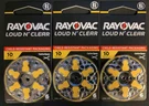 18 Rayovac Loud Clear Zinc Air Hearing Aid Batteries Size 10 Exp 05/2029. Fixed Price $9.97.