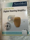 Nuvomed Inside-the-ear Digital Processor Hearing Amplifier With Case, Sealed. Fixed Price $13.94.