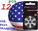 12 Pcs P13 PR48 Powerone Evolution Card 1.45V Zinc Air Hearing Aid Battery. Fixed Price $8.78.