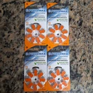 4 Packs Powermax Size 13 Hearing Aid Batteries Orange 8 Count - Exp 2/2027 Lot. Fixed Price $16.00.