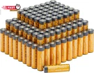 Amazon Basics 100-PACK Aa Alkaline Batteries, 1.5 Volt, 10-YEAR Shelf Life, Reli. Fixed Price $36.54.