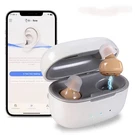 Bluetooth Rechargeable Hearing Aids For Seniors With Charging Case Loss. Fixed Price $79.83.