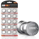 Amvolt- Of 15 LR44 Batteries AG13 SR44 357 Count (pack 1),. Fixed Price $30.32.
