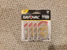 Rayovac Size 10 Hearing Aid Batteries - 24 Pack Expires 11/2028. Fixed Price $6.00.
