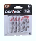 Rayovac (24 Pack) Zinc Air 1.45V Hearing Aid Batteries (312CR-24ROVUS). Fixed Price $16.99.