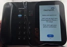Clear Captions Blue Telephone Hearing Impaired Amplified Phone, W/cords. Fixed Price $11.00.