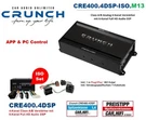 Crunch CRE400.4DSP-ISO.M13 Amplifier Compatible With Opel Combo 2011. Fixed Price $350.13.