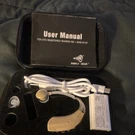 Simply Beige Bte Rechargeable Digital Hearing Aids Pair W/ Charger & Case. Fixed Price $31.50.