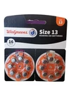 Walgreens Hearing Aid - Size 13 (16 Batteries) Exp: May 26. Fixed Price $9.99.
