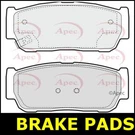 Brake Pads Rear For Ssangyong Rexton 178BHP 2.2 15- CHOICE2/2 Diesel Apec. Fixed Price $48.01.