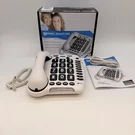 Geemarc AMPLICL100 Amplified Corded Phone Large Buttons Hearing Aid New Open Box. Fixed Price $18.06.