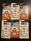 Size 13 Hearing Aid Batteries, Orange Tab, 48 Count, Exp 11/26 Powermax Hearrite. Fixed Price $28.00.