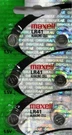 6 Maxell LR41 Button Cell Batteries. AG3 192. Fixed Price $5.95.