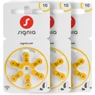 Siemens Signia 10 Size Hearing Aid Batteries Zinc Air Mercury Free X 60 Cells. Fixed Price $49.45.