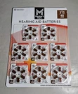 Members Mark 48 Pack Hearing Aids Batteries Mercury 1.45V Z-air Expiration 2028. Fixed Price $6.30.