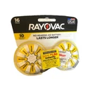 Rayovac Size 10 Hearing Aid Batteries (16 Pack) - New. Fixed Price $6.60.