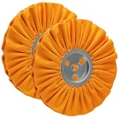 2-PIECE Set Of 10-INCH Orange Airway Polishing Wheels, 5/8-INCH Arbor Bore. Fixed Price $23.99.