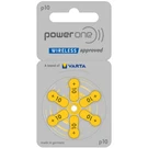 Power One Size 10 Mercury Free Hearing Aid Batteries (60 Pack) **new Design**. Fixed Price $19.99.